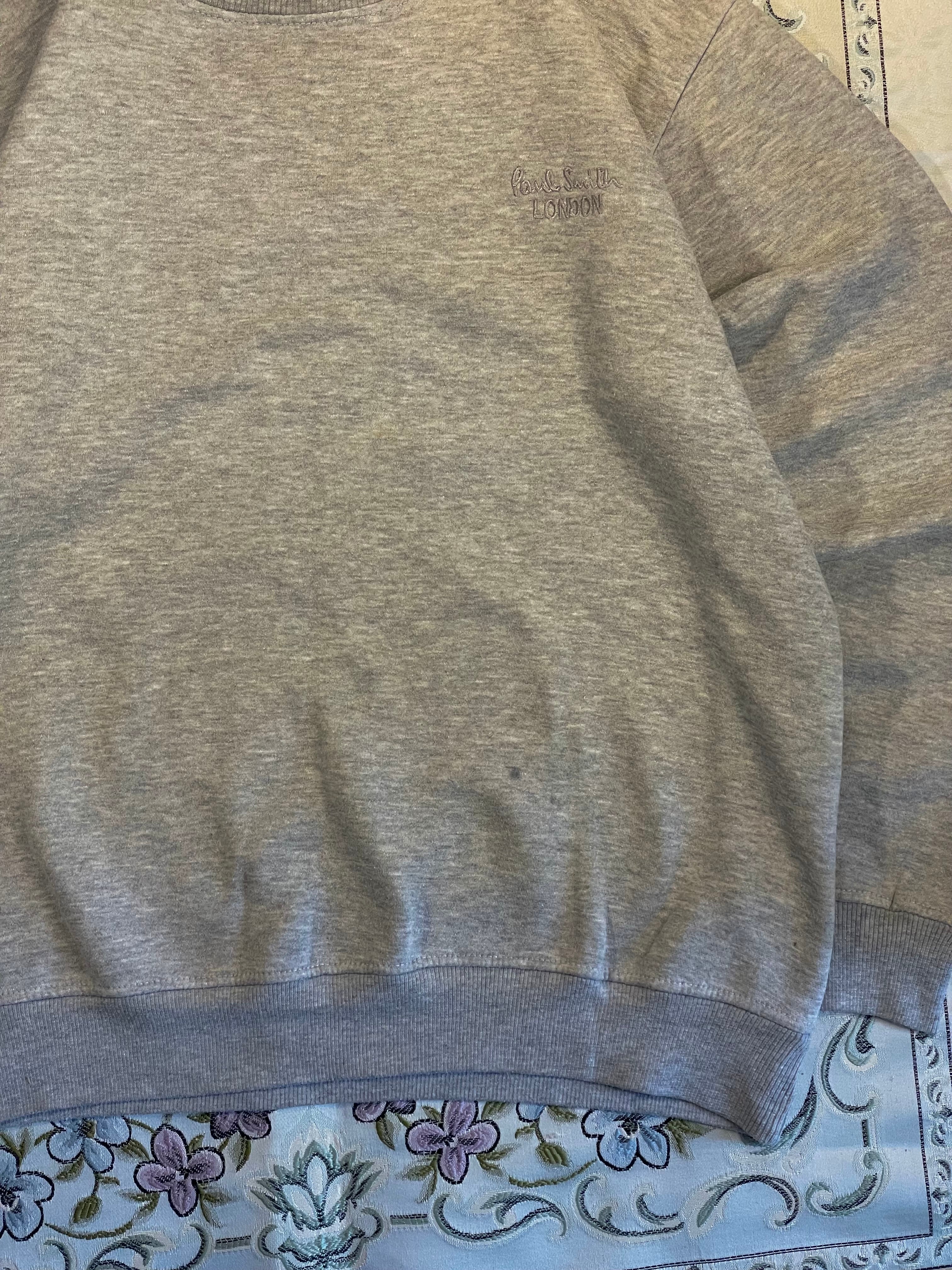 Grey Crew Neck Pullover