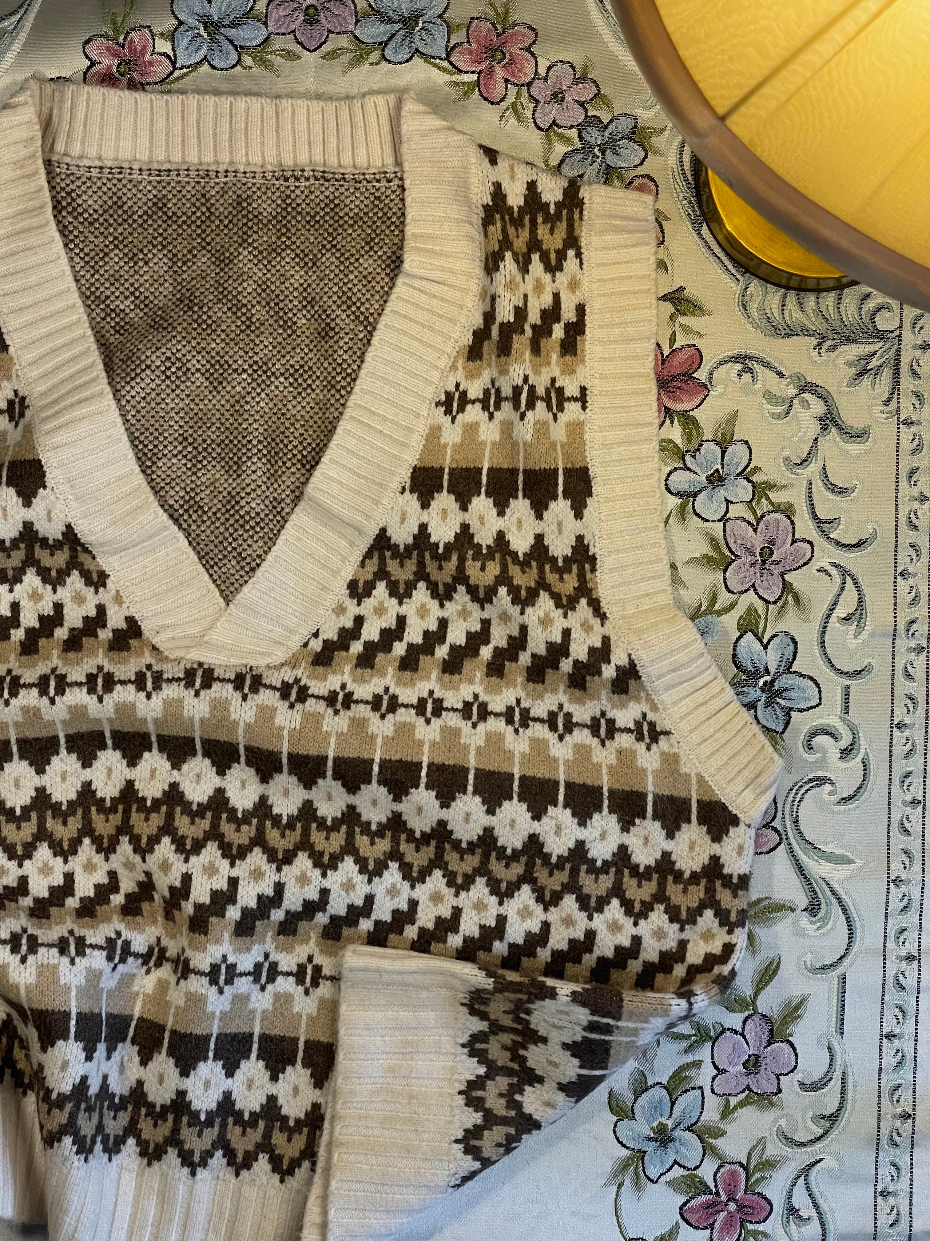 Vintage Fair Isle Slip-Over