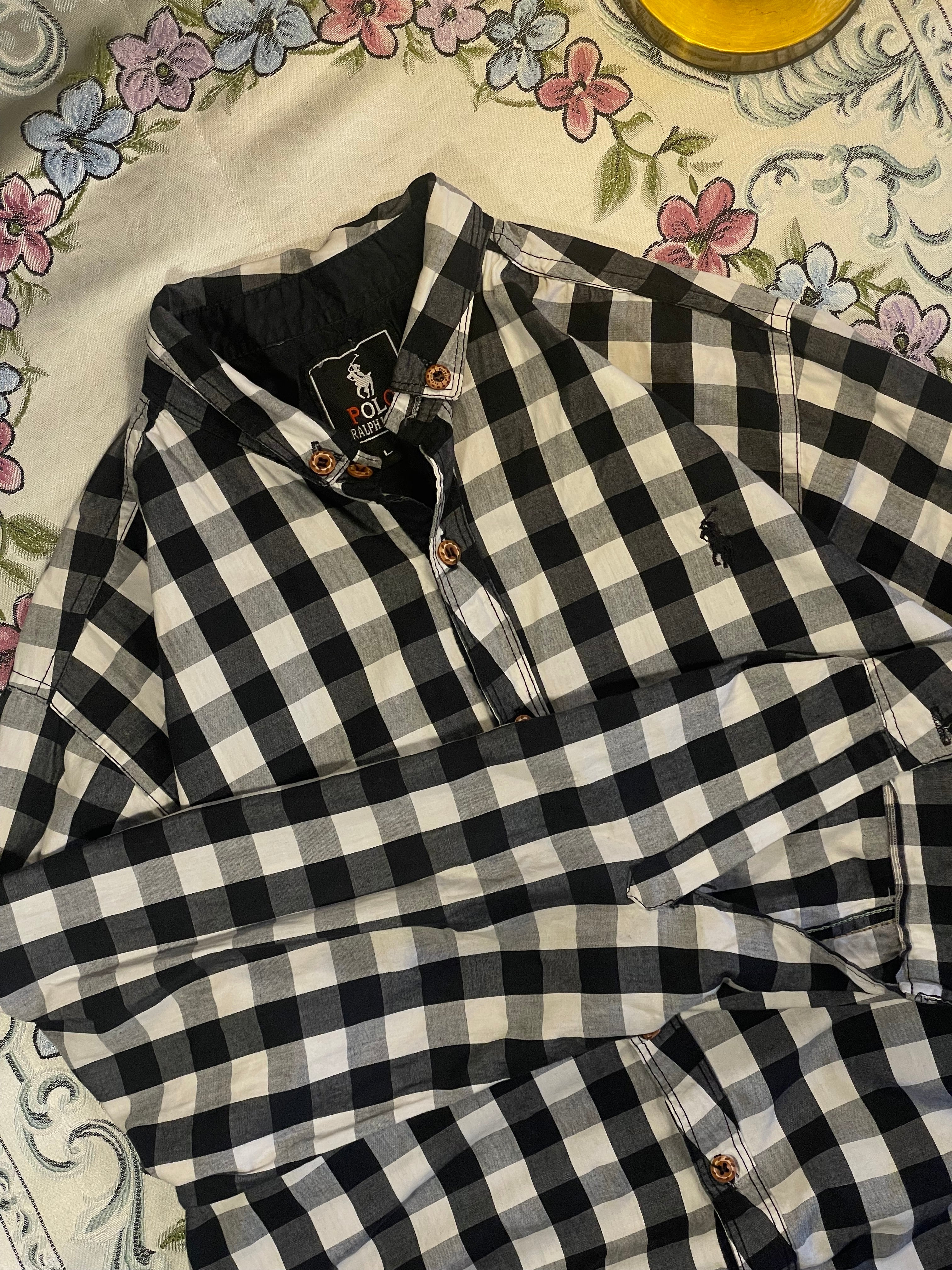 Relaxed Checkered Button Down