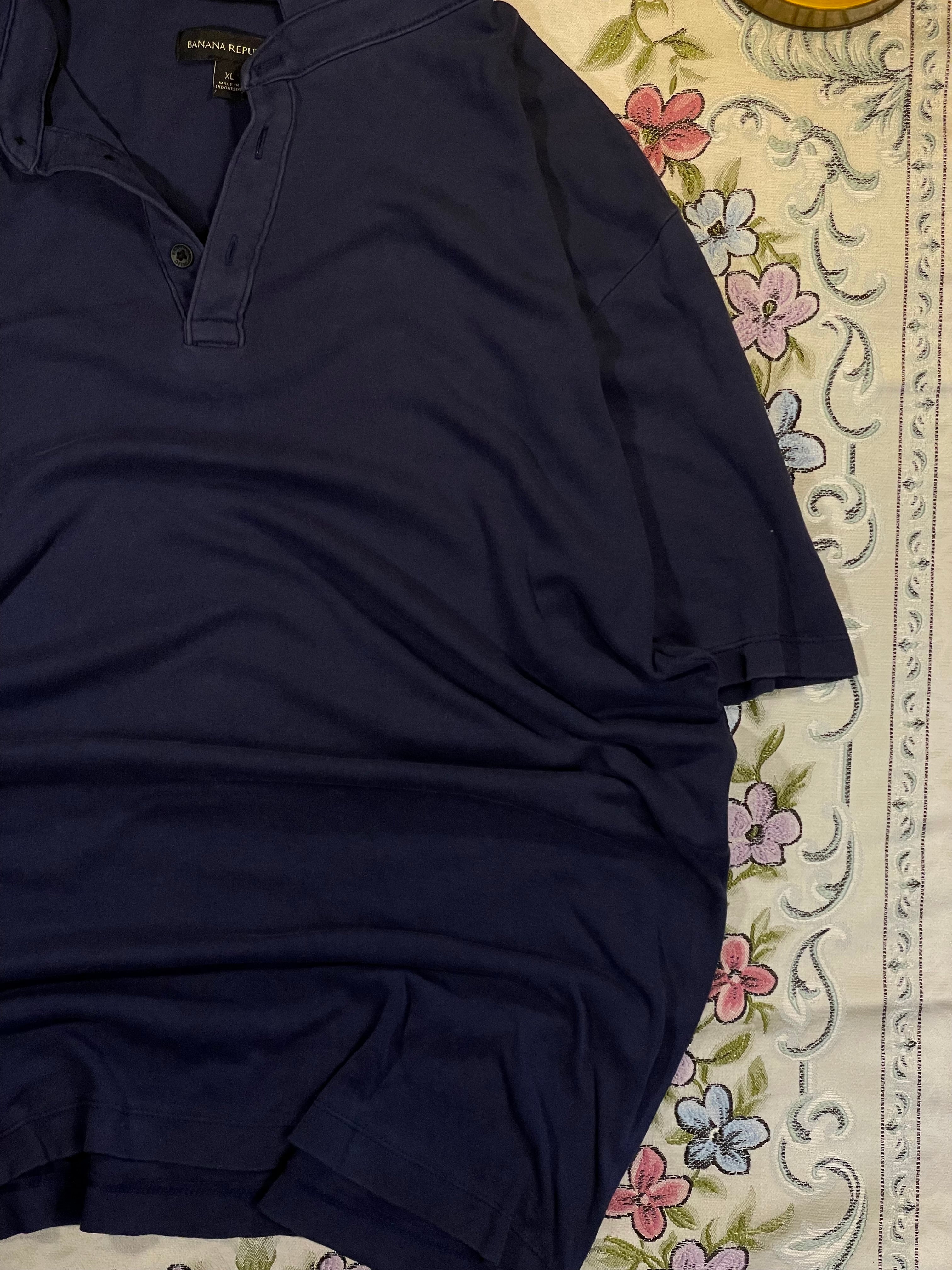 Navy polo by Banana republic