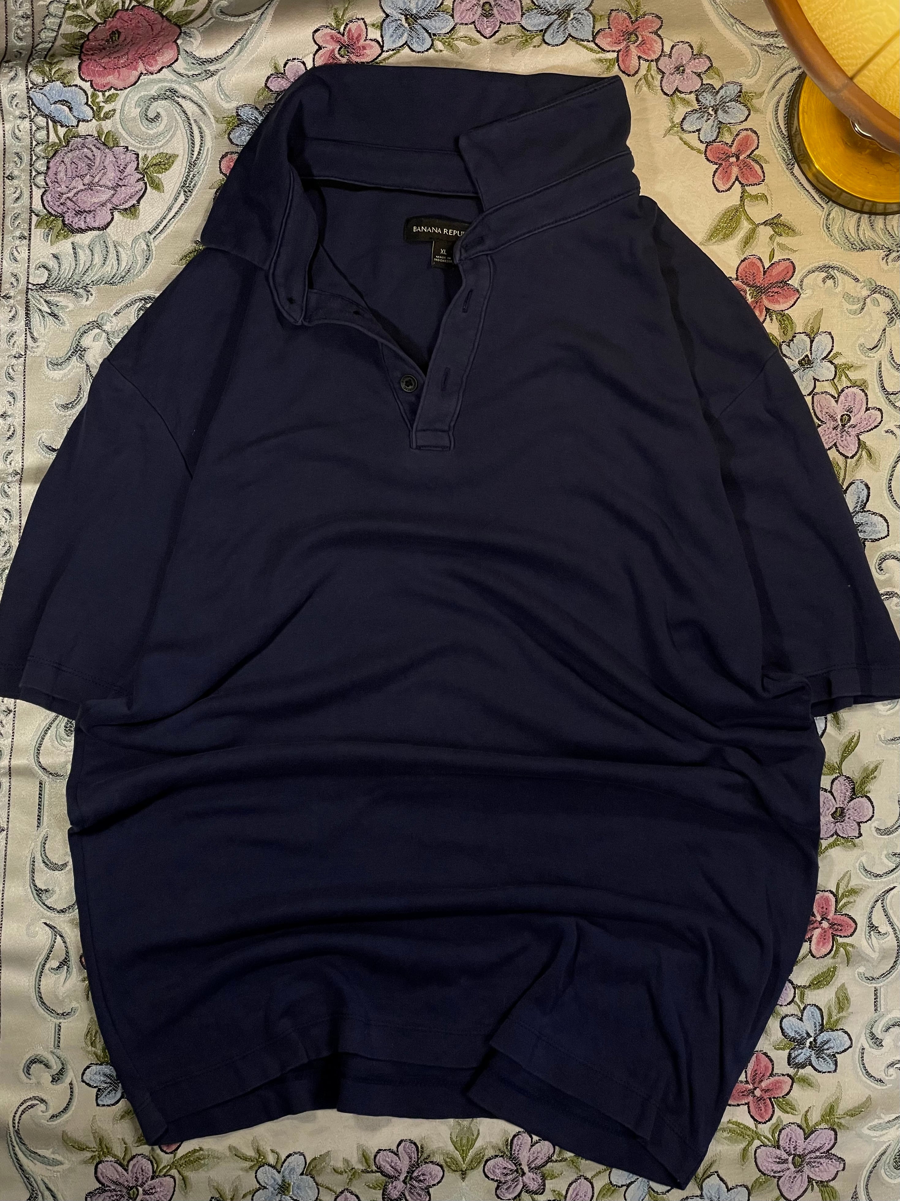 Navy polo by Banana republic