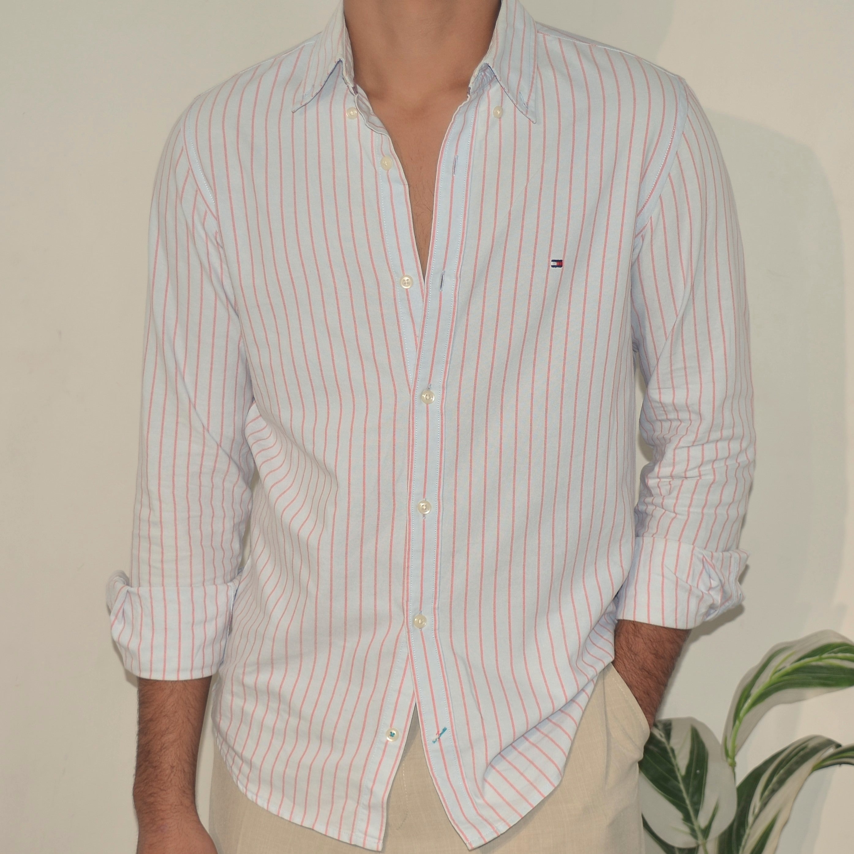 Tommy Hilfiger Stripped Button Down Shirt