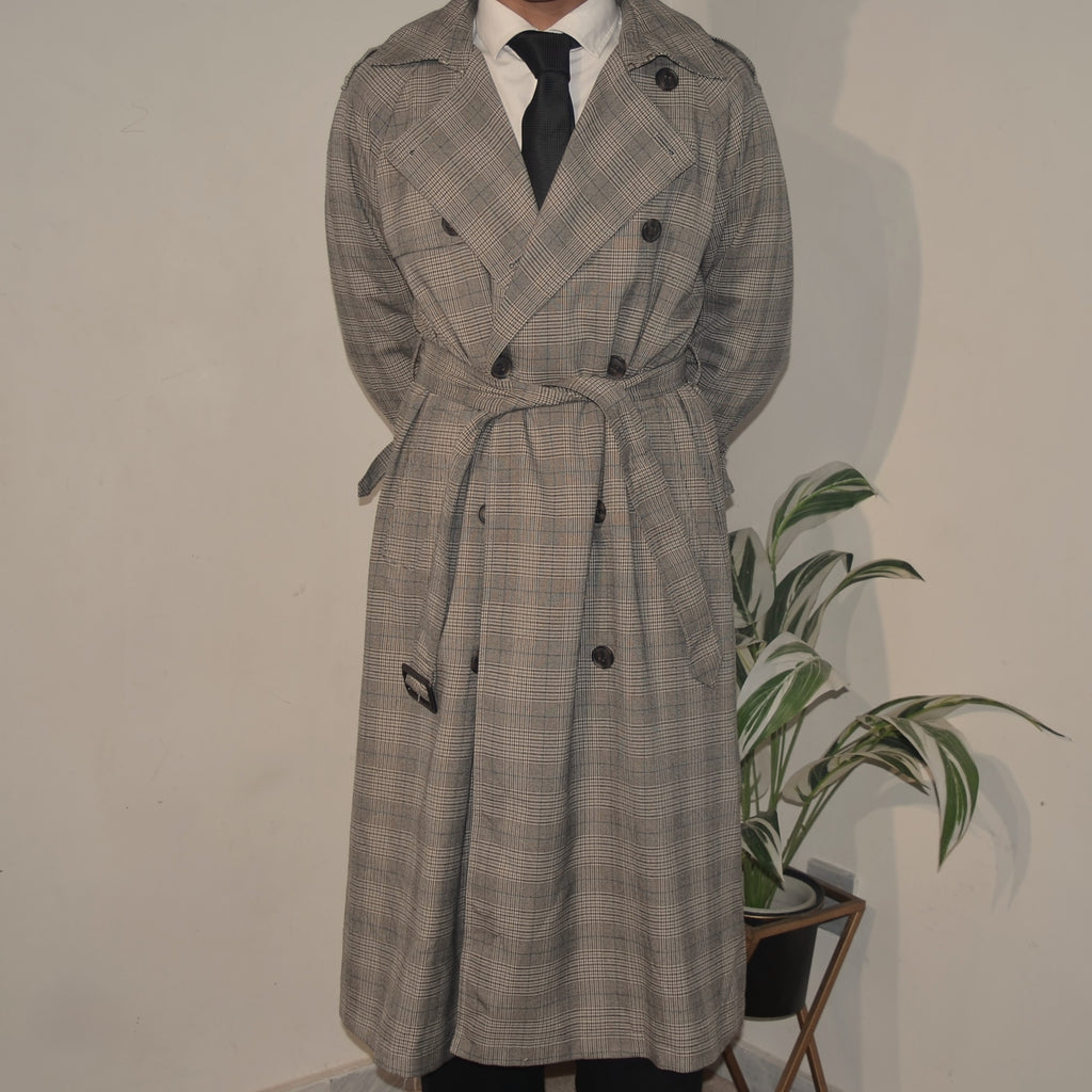 Spao Plaid Trench