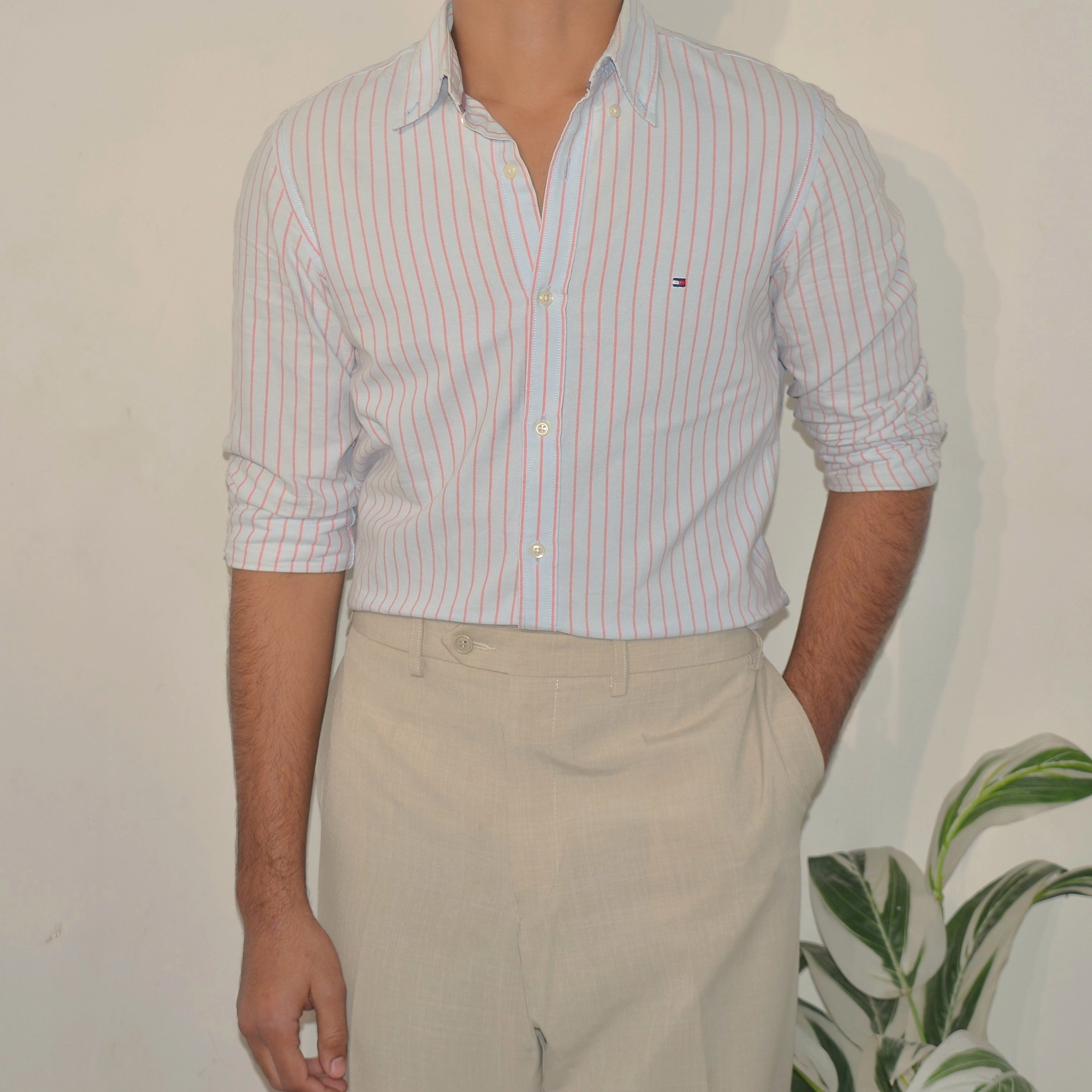 Tommy Hilfiger Stripped Button Down Shirt