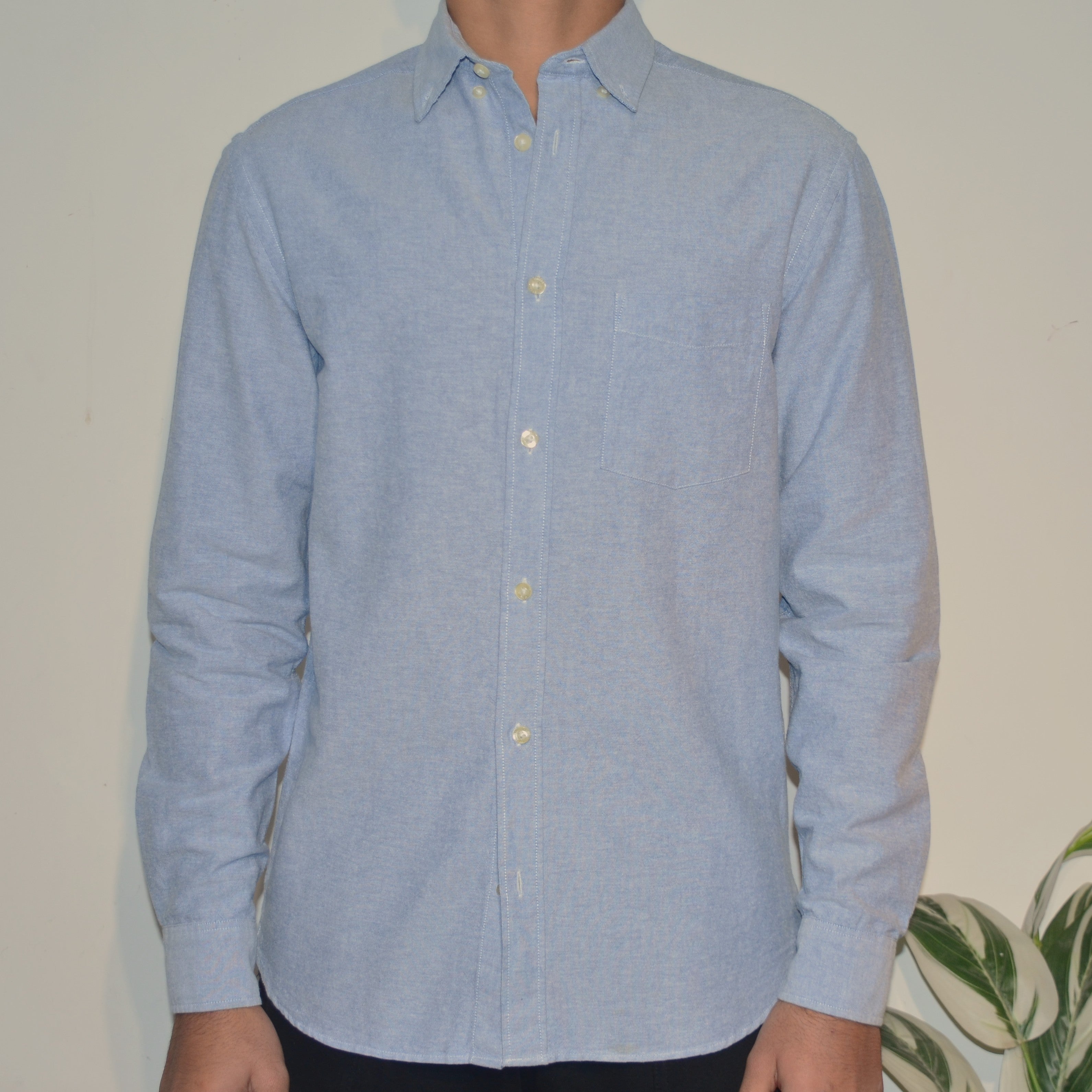 H&M Powdered Blue Button Down