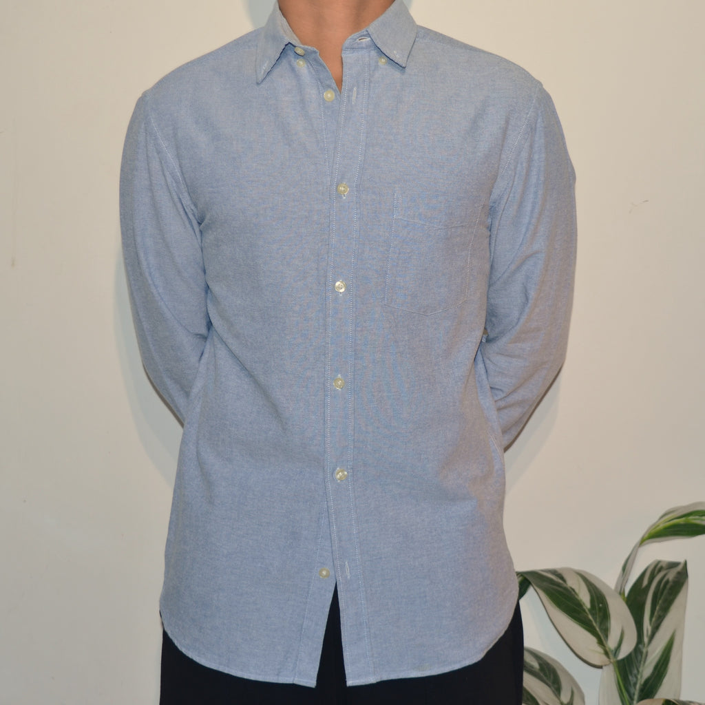 H&M Powdered Blue Button Down