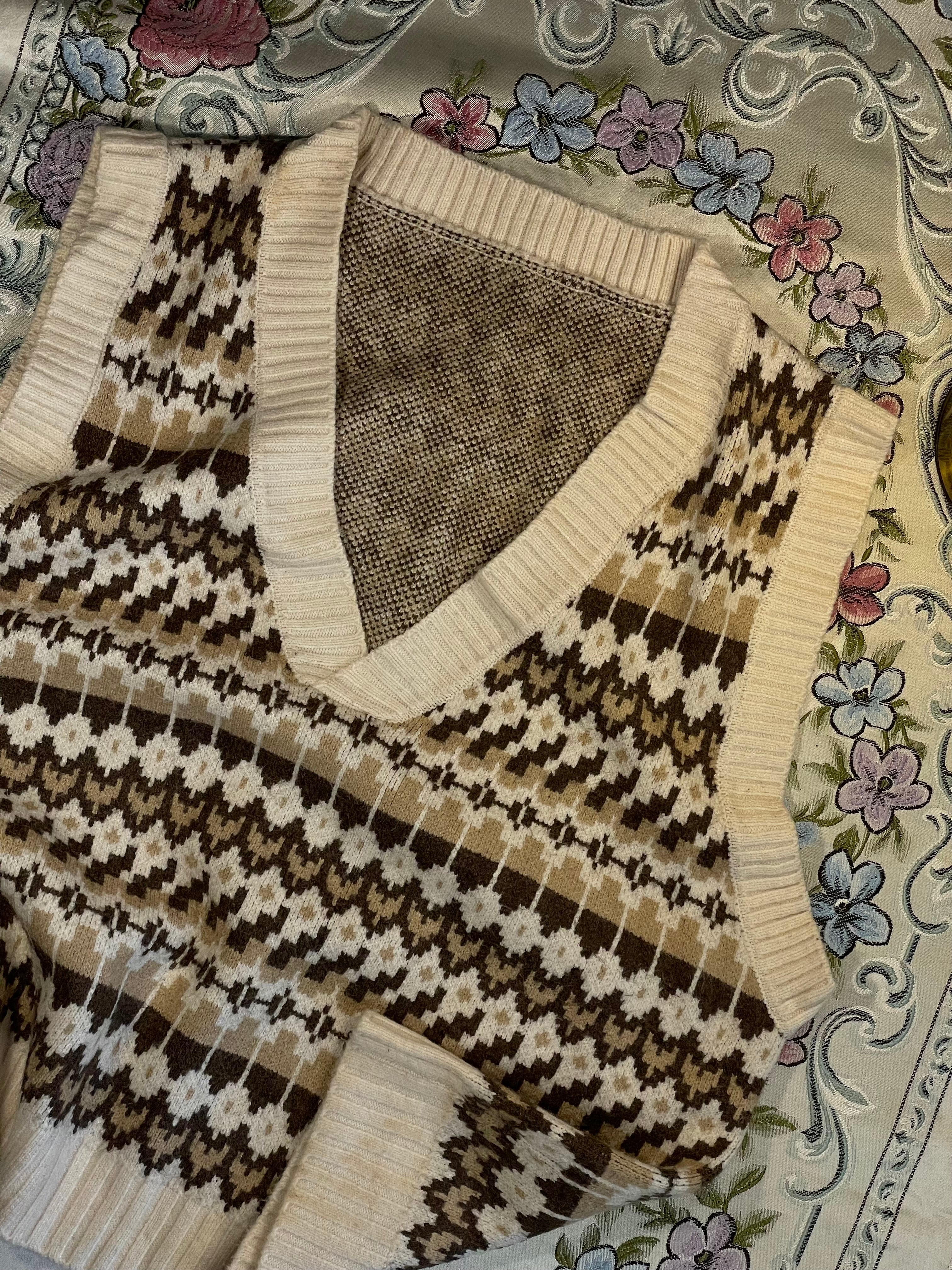 Vintage Fair Isle Slip-Over