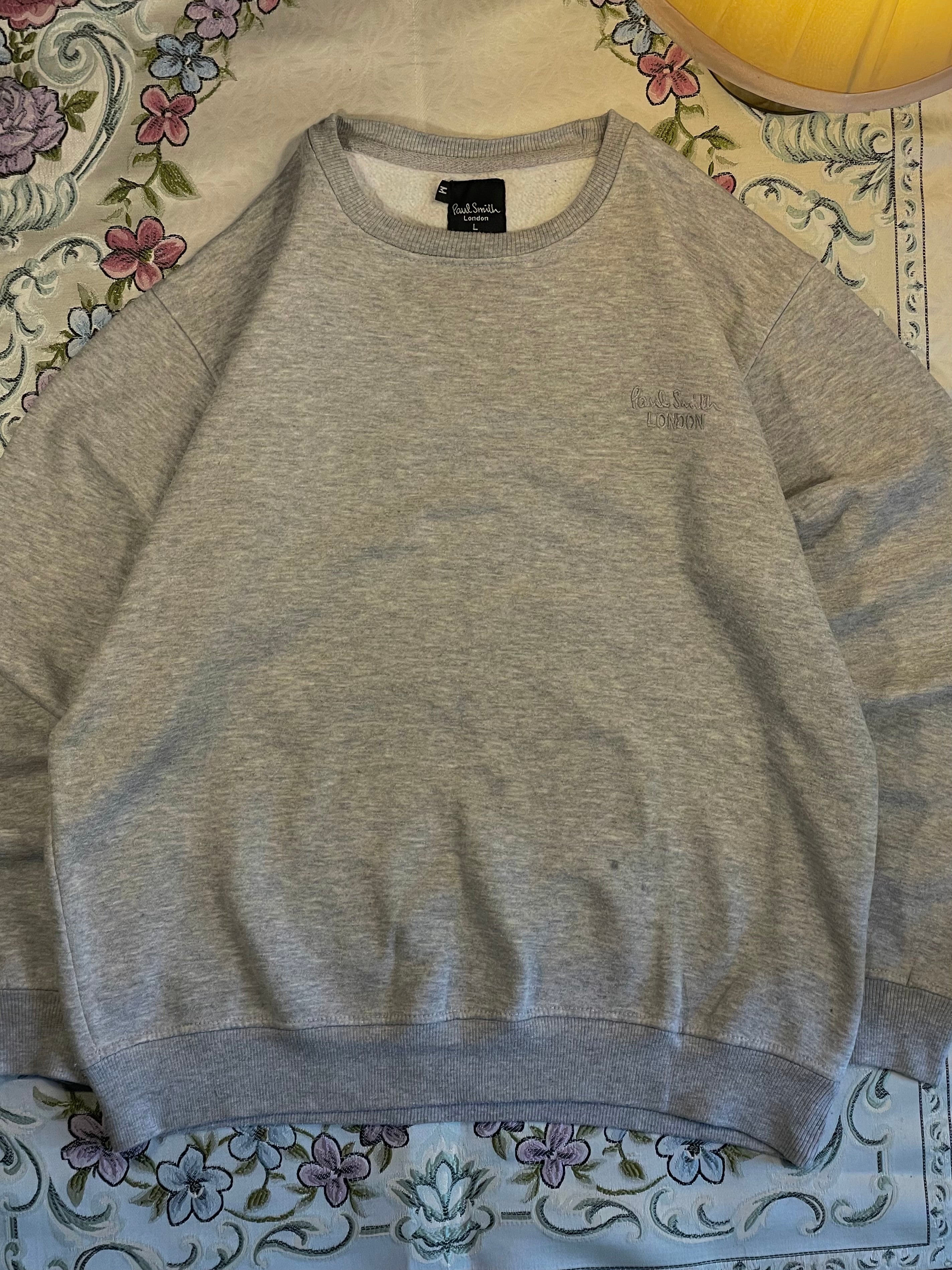 Grey Crew Neck Pullover