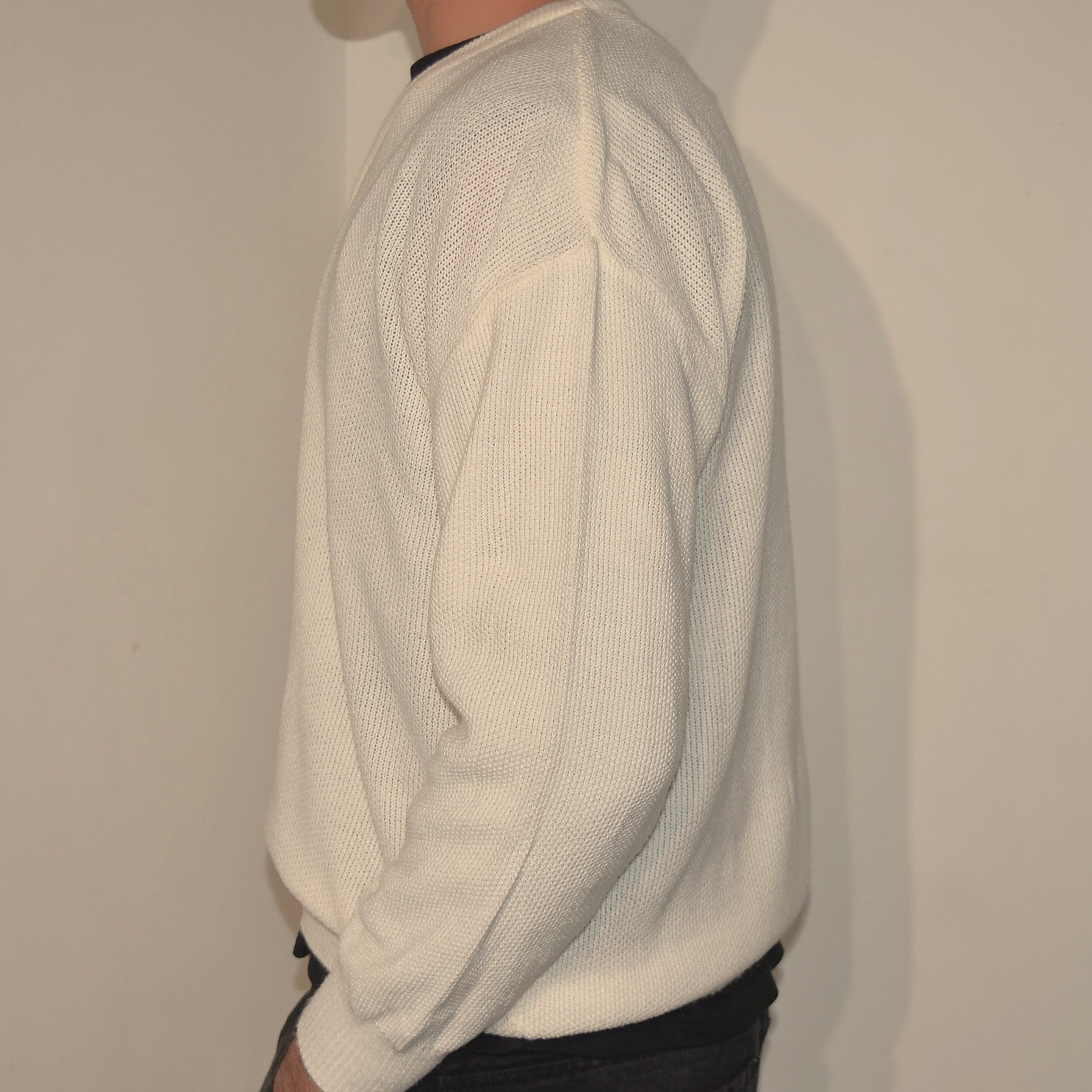 Lacoste Waffle Knit Sweater