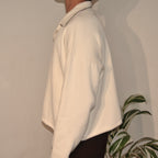 Cropped Collared Pullover