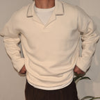 Cropped Collared Pullover