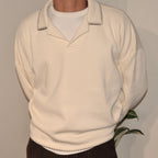 Cropped Collared Pullover
