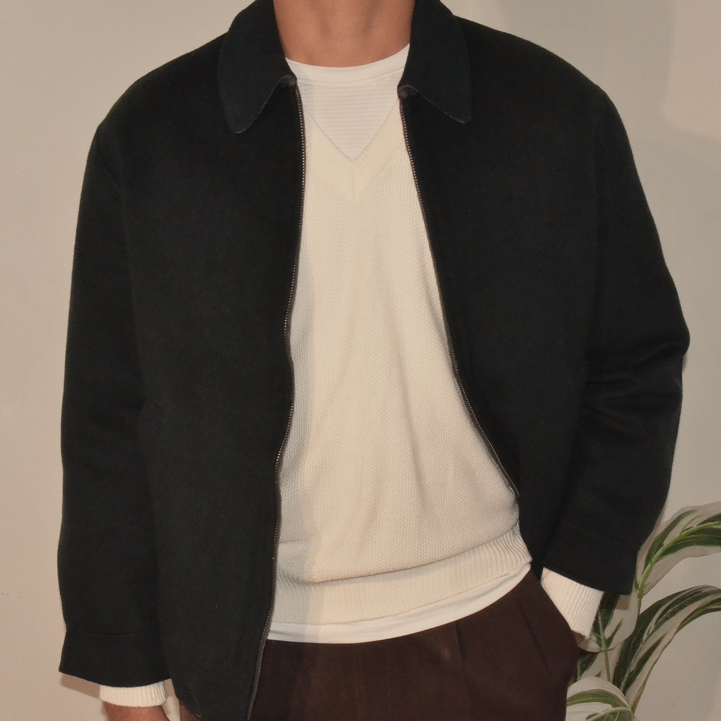 Manstar Green Suede Jacket