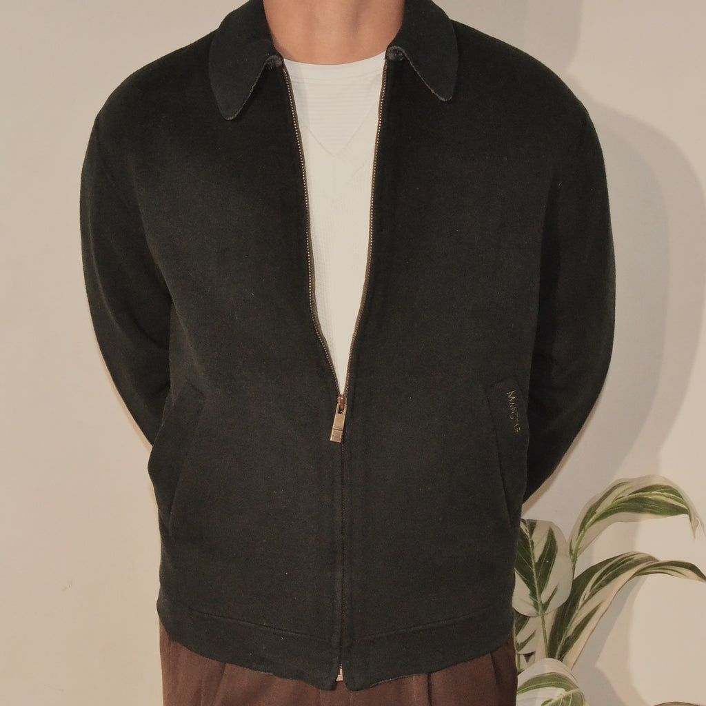 Manstar Green Suede Jacket